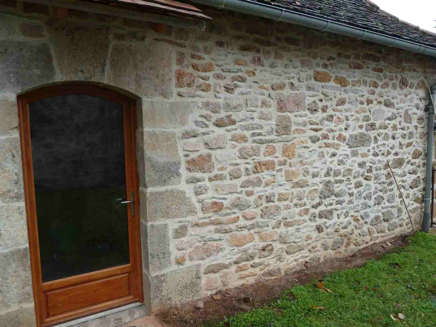 Joint à la chaux, façade en pierre Nogent-le-Rotrou